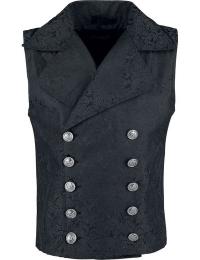 Gothicana by EMP Vest - Baroque Vest - S till 3XL - Herrer - sort