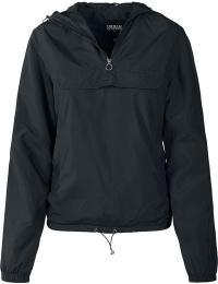 Urban Classics Windbreaker - Ladies Basic Windrunner - XS till 4XL - Damer - sort