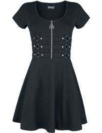Heartless Kort kjole - Into The Darkness - S till XL - Damer - sort
