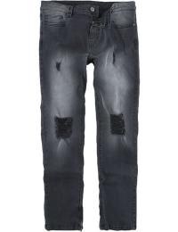 EMP Special Collection Jeans - EMP Special Collection X Urban Classics unisex distressed jeans - W31L32 till W34L32 - Damer - sort