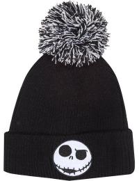 The Nightmare Before Christmas - Disney Beanie - Jack - Face Badge - Unisex - sort