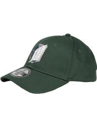 Attack On Titan - Anime Cap - Frihedens Vinger - Unisex - grøn