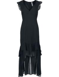 Killstar Lang kjole - Forest Fable - Misty Hollow Maxi Kjole - XS till L - Damer - sort