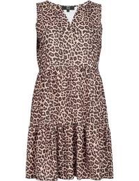 RED by EMP Kort kjole - Valeria - Leopard Print Mini Dress - S till XL - Damer - multifarvet