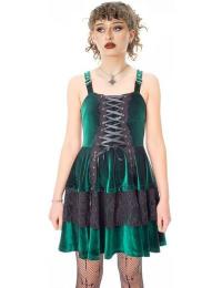 Poizen Industries Kort kjole - Nerissa Dress - XS till XXL - Damer - grøn