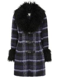 Banned Alternative Frakker - Moody Melody COAT - XS till XXL - Damer - sort-lilla