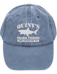 Jaws Cap - Quint´s Shark Fishing - Unisex - blå