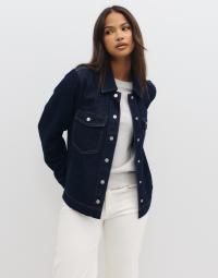 Only - Blå - Onlbelle Ls Shirt Dnm Gua