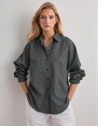 Pieces - Brun - Pcsilla Ls Check Shirt Wvn D2D