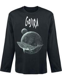 Gojira Langærmet - Flying Whale - S till XL - Herrer - sort