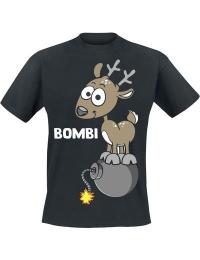 Dyremotiv - Fun T-shirt - Bombi - S till 4XL - Herrer - sort