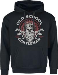 Gasoline Bandit Hættetrøje - Old School Gentleman - M till 4XL - Herrer - sort