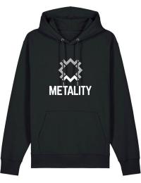 Metality Hættetrøje - Herren Hoodie - S till 5XL - Herrer - sort