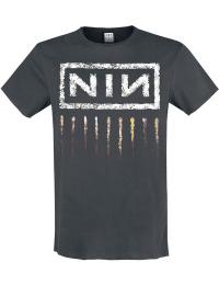 Nine Inch Nails T-shirt - Amplified Collection - Downward Spiral - S till XXL - Herrer - koks