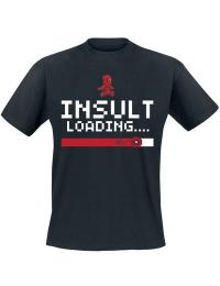 Deadpool T-shirt - Insult Loading - S till XXL - Herrer - sort