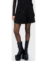 Killstar Kort nederdel - Under Eklipsen - Æterisk Nat Nederdel - XS till 3XL - Damer - sort