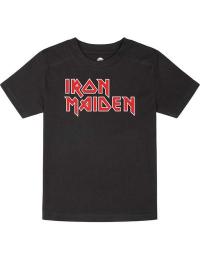 Iron Maiden T-shirt til børn - Baby- & børnetøj - Metal-Kids - Logo - drenge og piger - sort