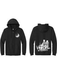 My Chemical Romance Hættetrøje med lynlås - Cemetery Drive Zip - S till XXL - Herrer - sort
