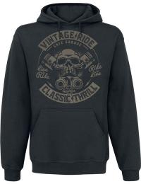 Gasoline Bandit Hættetrøje - Vintage Ride - M till 4XL - Herrer - sort