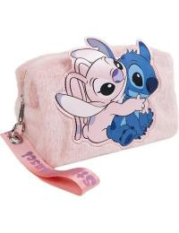 Lilo & Stitch - Disney Toilettaske - Stitch and Angel - Ingen - lys pink