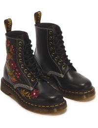 Dr. Martens Støvle - 1460 Pascal White Black Floral Mash Up Backhand - EU36 till EU39 - Damer - sort