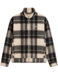 Pegador Flannelskjorte - Teros Furry Flannel Overshirt - S till XXL - Herrer - sort-beige