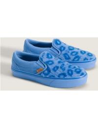 Vans - Anime Sneakers - Classic Slip On - Kpop Demon Hunters Derpy - Erwachsene - EU37 till EU42 - Unisex - blå
