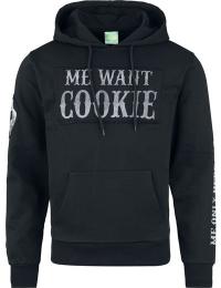 Sesamstrasse Hættetrøje - Krümelmonster - Cookie - S till XXL - Herrer - sort