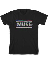 Muse T-shirt - TV Static - S till XXL - Herrer - sort