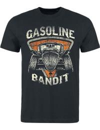 Gasoline Bandit T-shirt - Hot Orange - S till 4XL - Herrer - sort
