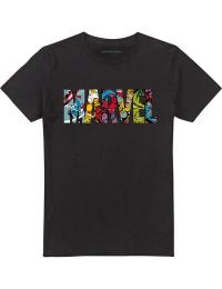 Marvel T-shirt - M till 3XL - Herrer - sort