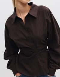 Pieces - Brun - Pcelodie L/S Shirt Wvn