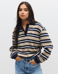 Adidas Originals - Beige - Striped Polo