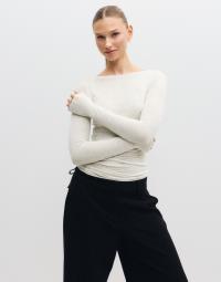 Hunkemöller - Grå - Top Ls Boatneck Intimates
