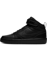 Nike Court Borough Mid 2-sko til større børn - sort