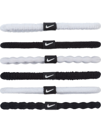 Nike Flex-hårbånd (pakke med 6 stk.) - hvid