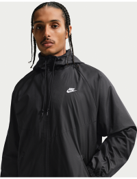 Nike Windrunner-jakke med for til mænd - sort