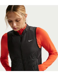 Nike Tempo Repel-varm løbevest til kvinder - sort