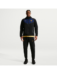 Inter Milan Tech Nike-fodboldvævede bukser til mænd - sort