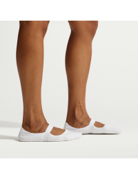 NikeSKIMS Dri-FIT Pilates Grip No-Show-strømper til kvinder (1 par) - hvid