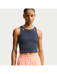 Kort Nike AeroSwift "Keely Hodgkinson" Dri-FIT ADV-løbetanktop til kvinder - blå