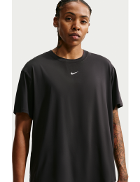 Kortærmet Nike One Dri-FIT-trøje til kvinder - sort