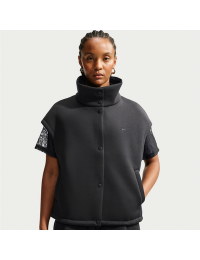 Løstsiddende Nike Pregame Fleece-vest til kvinder - sort