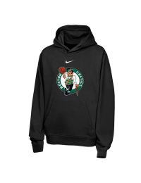 Boston Celtics-Nike NBA-hættetrøje til større børn - sort