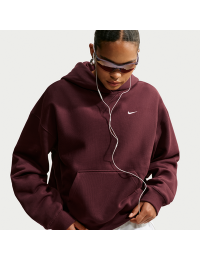 Oversized Nike Studio Fleece-hættetrøje i kraftigt materiale til kvinder - lilla