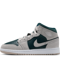 Air Jordan 1 Mid-sko til større børn - brun