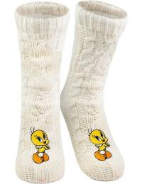 Looney Tunes Sokker - Tweety - EU35-38 till EU 39-42 - Damer - hvid