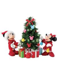 Mickey & Minnie Mouse - Disney Samlerfigurer - Mickey og Minnie Mouse - Juletræ - Ingen - multifarvet