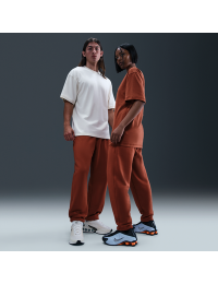 Nike Wool Classics-fleecebukser med åben kant - rød