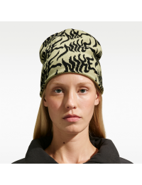 Nike Peak-beanie med grafik uden opslag - brun